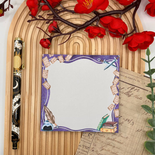 Author Dreams – Square Notepad for Writers & Readers | 50 Pages - Stationery Passion