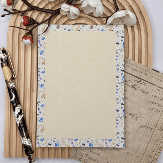 Cozy Reading Vibes – A6 Bookish Notepad for Readers, Writers & Stationery Lovers | Handmade - Stationery Passion