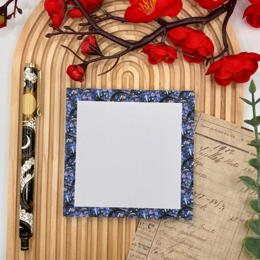 Draconic Daydreams – Square Notepad with Fantasy Dragon Pattern | 50 Pages - Stationery Passion