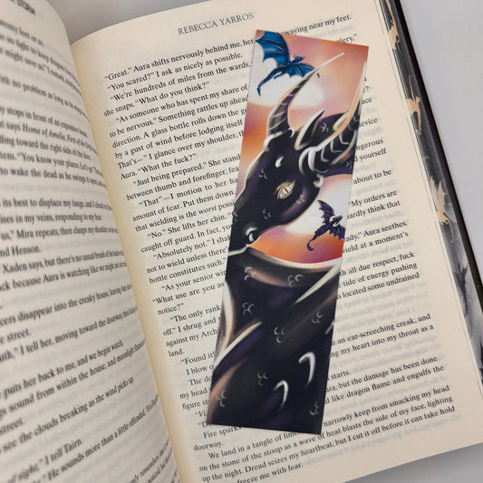 I had the time of my life flying dragons with you - Fantasy bookmark - Stationery Passion