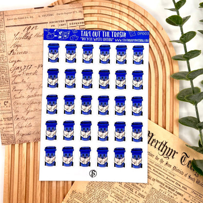 Take Out the Trash! – Recycle Edition | A6 Planner Sticker Sheet - Stationery Passion