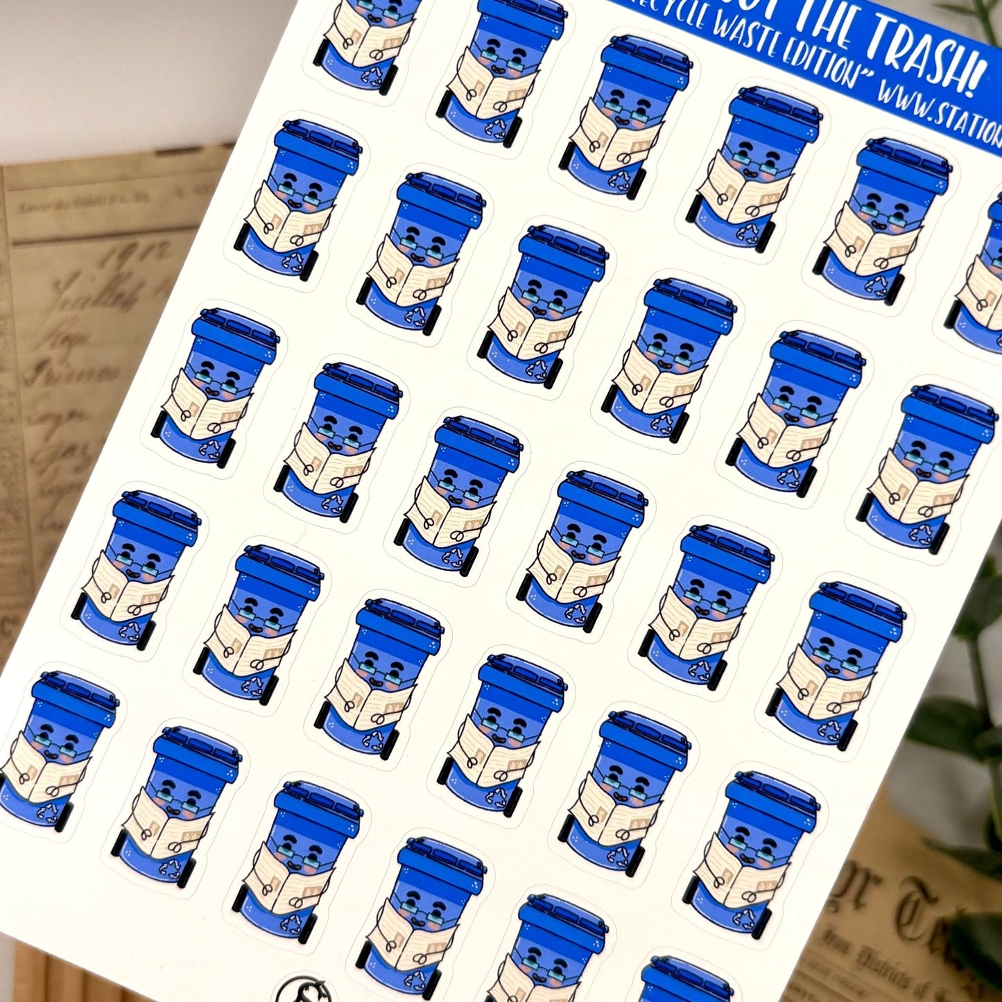 Take Out the Trash! – Recycle Edition | A6 Planner Sticker Sheet - Stationery Passion